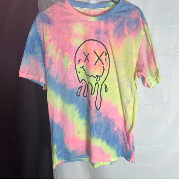 Tie-Dye Graphic Short Sleeve Tee - Picture 1 of 3